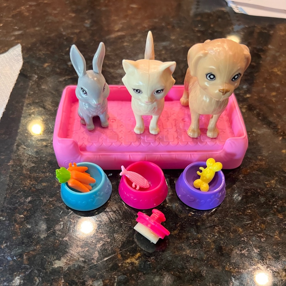 Barbie Animal Figurine Playset with Accessories
